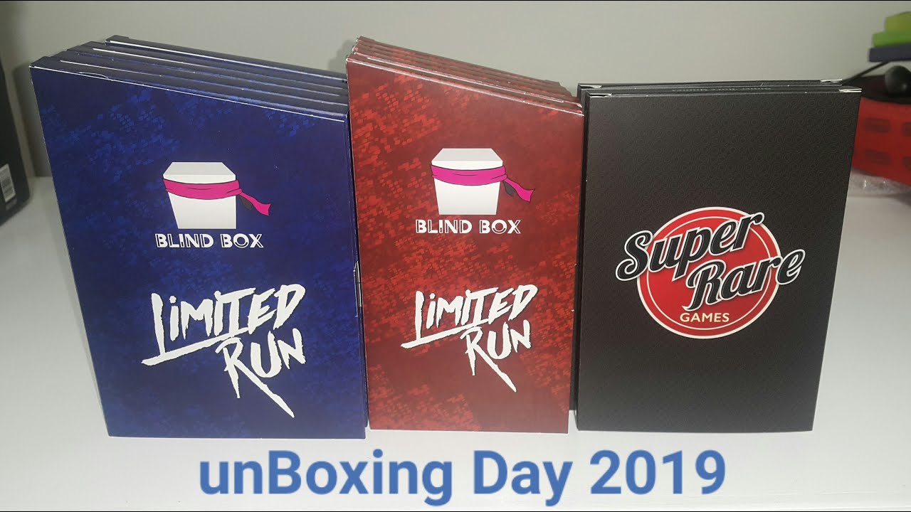 unBoxing Day - Opening Limited Run Blind Boxes & Super Rare Games Mystery Boxes