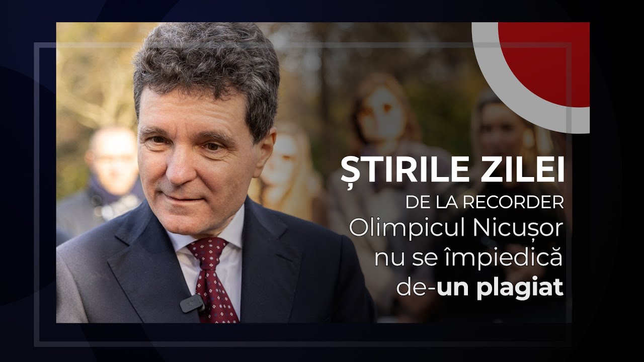 23 IANUARIE 2026. Olimpicul Nicușor nu se împiedică de-un plagiat