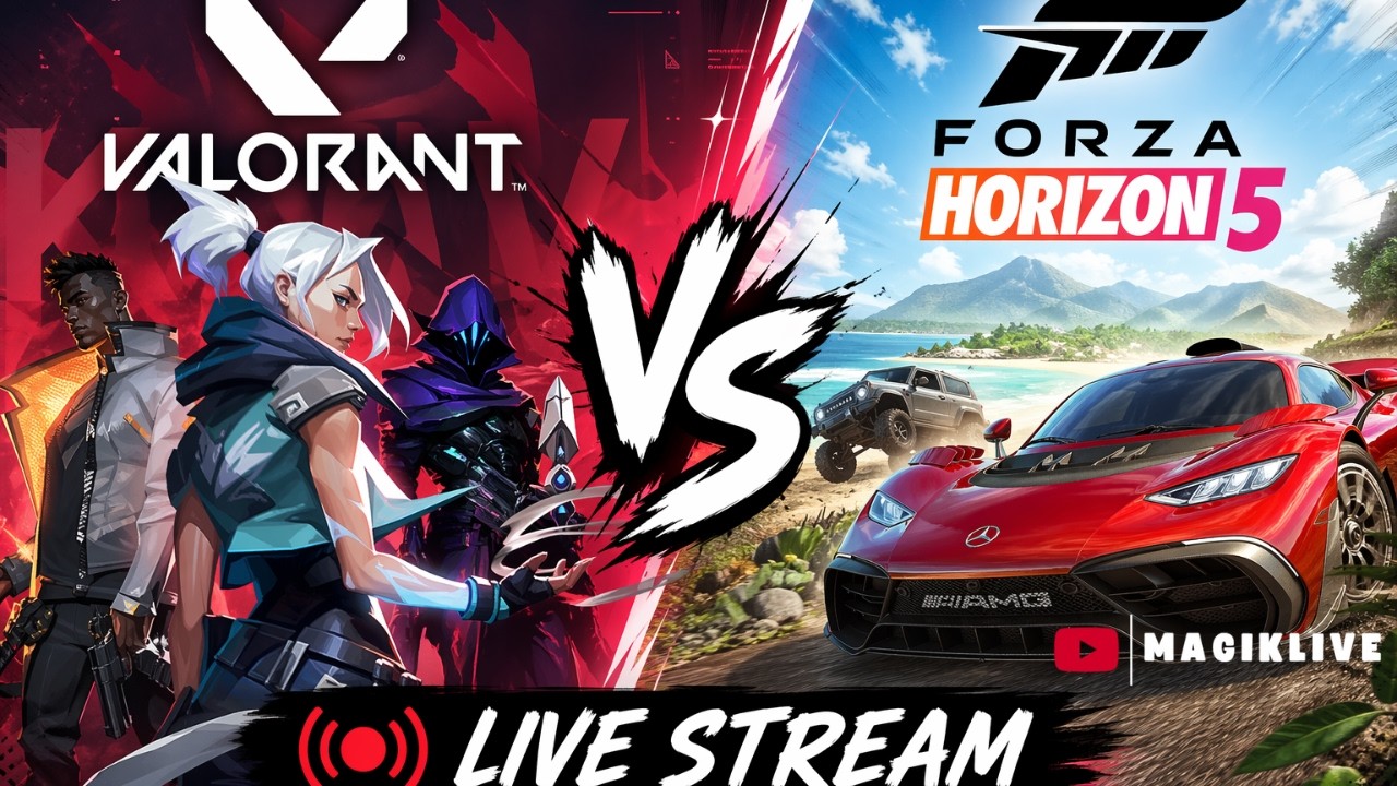 STRESS FREE DRIVING 🚗 + VALORANT 🔥 w/ MAGIKLIVE | Chill Vibes to Clutch Plays