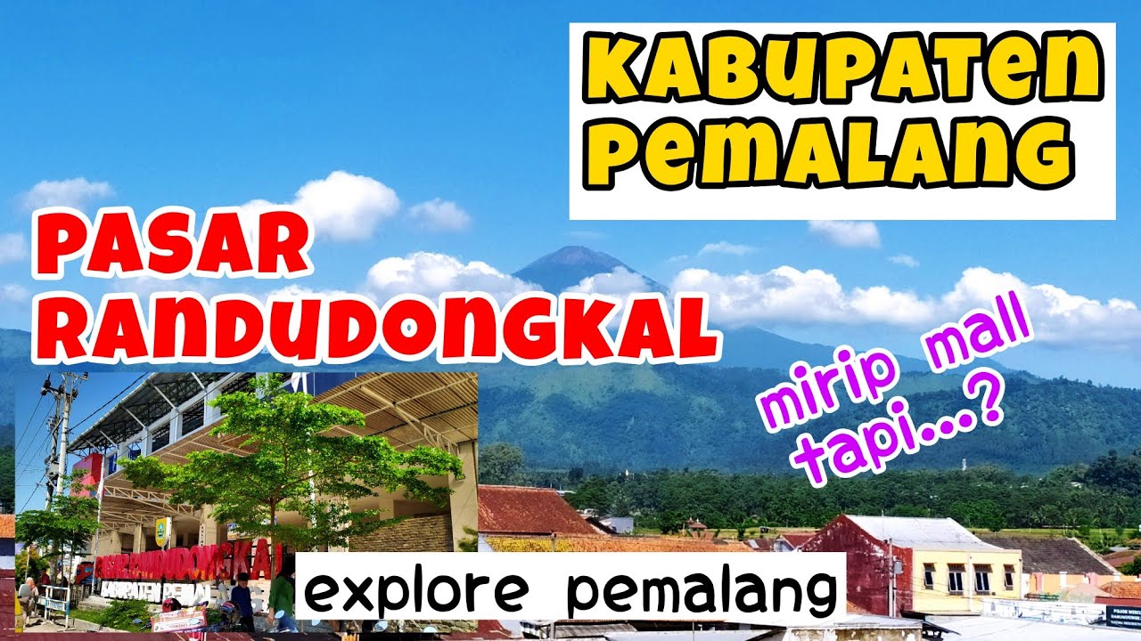 Pasar Randudongkal kabupaten pemalang | pasar megah tapiii.?