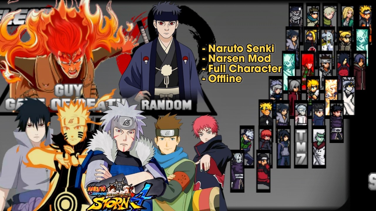 ❗ Download Naruto Senki Mod Storm 4 Narsen Full Character MediaFire Apk Android