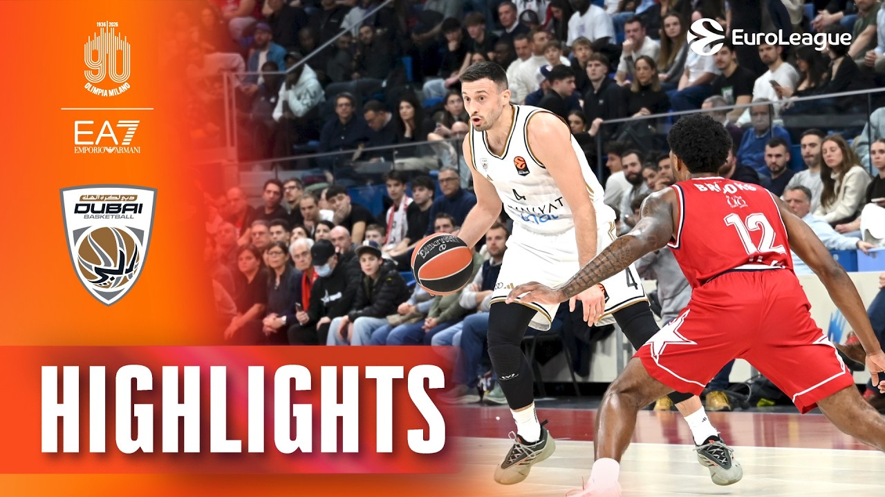 KABENGELE Took Over | Milan - Dubai Basketball | R28 BASKETBALL HIGHLIGHTS 2025-26