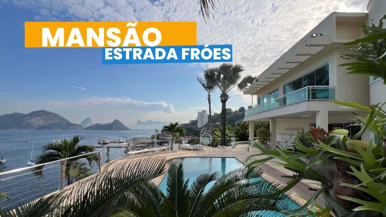 Venda ou locação - Mansão na Estrada Fróes em Niterói - RJ