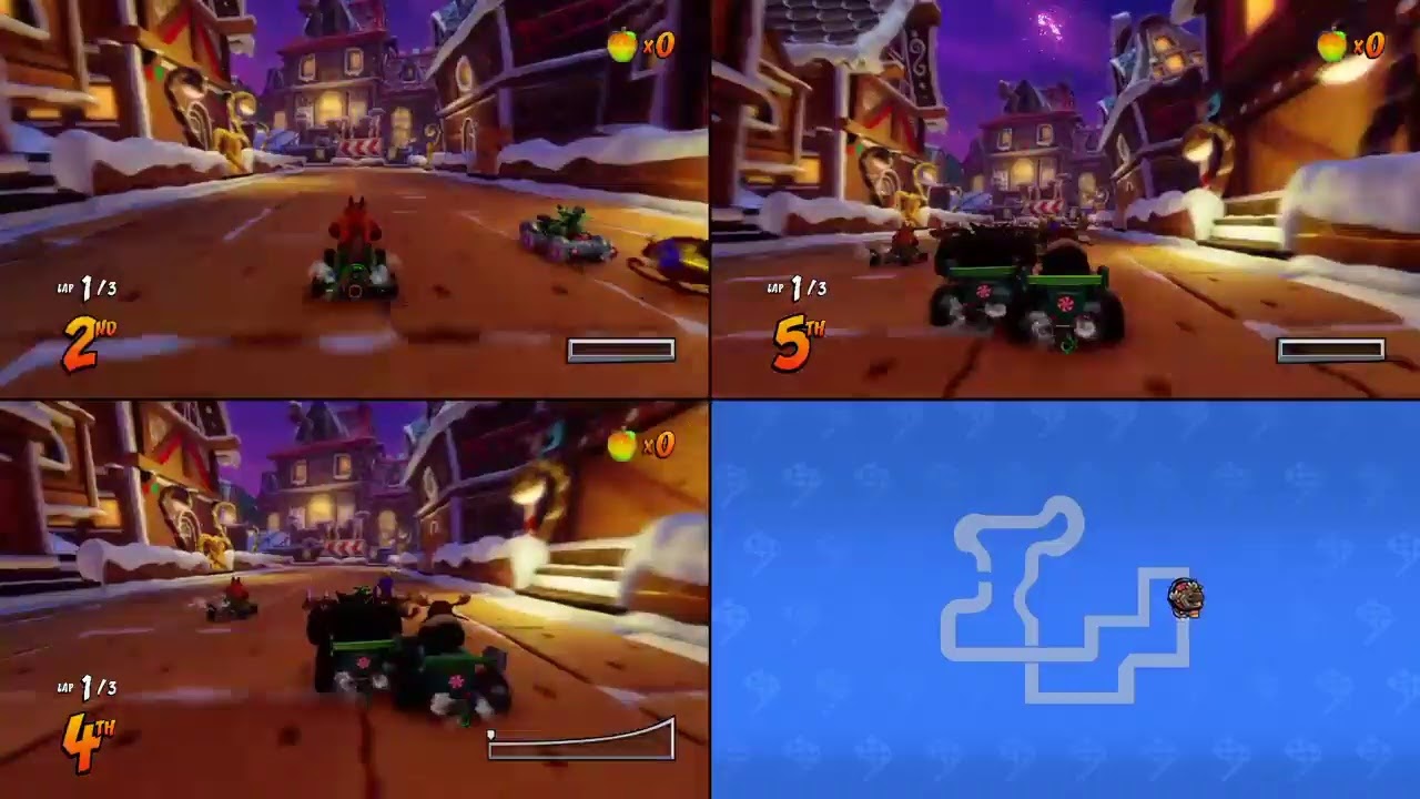 CTR nitro fueled 4 players LIVE LIVE LIVE