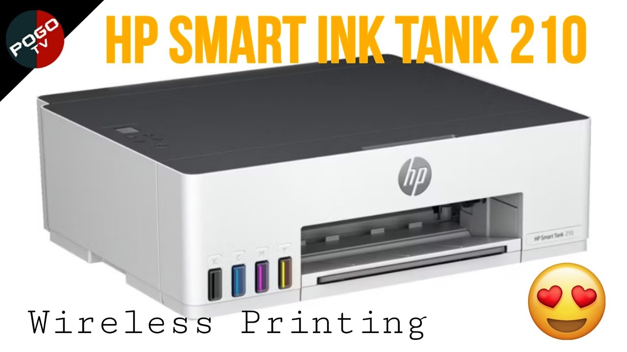 HP SMART INK TANK 210 | Wireless Printer | Unboxing & Installation | POGO TV