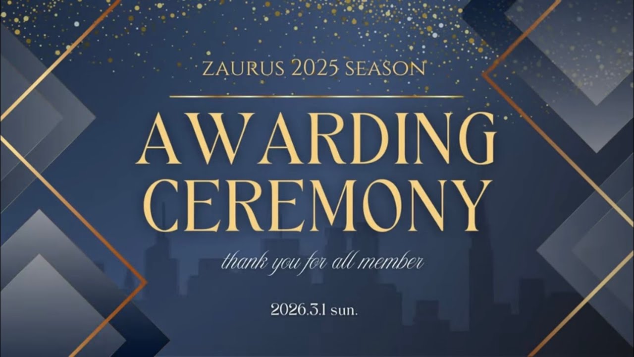 ZAURUS 2025 AWARD Seaon end..
