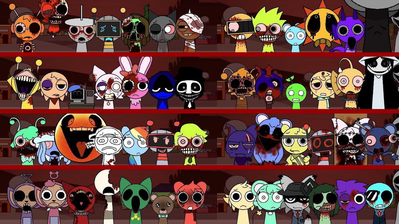 Incrediwix Sprunkle Salad (Rotten) Phase 2 - with All Characters