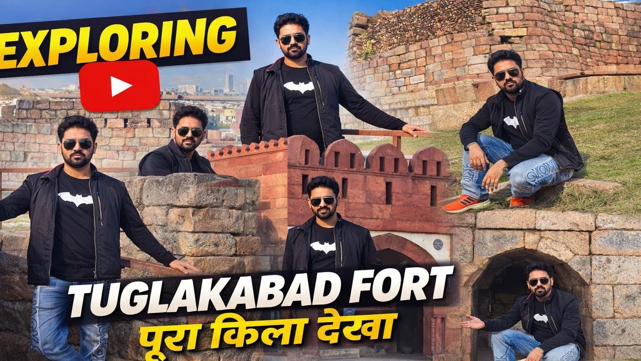 📣Vlog 126 - तुगलकाबाद किला एक्सप्लोरेशन 🏰 | Delhi’s Hidden Historical Fort | Full Travel Vlog