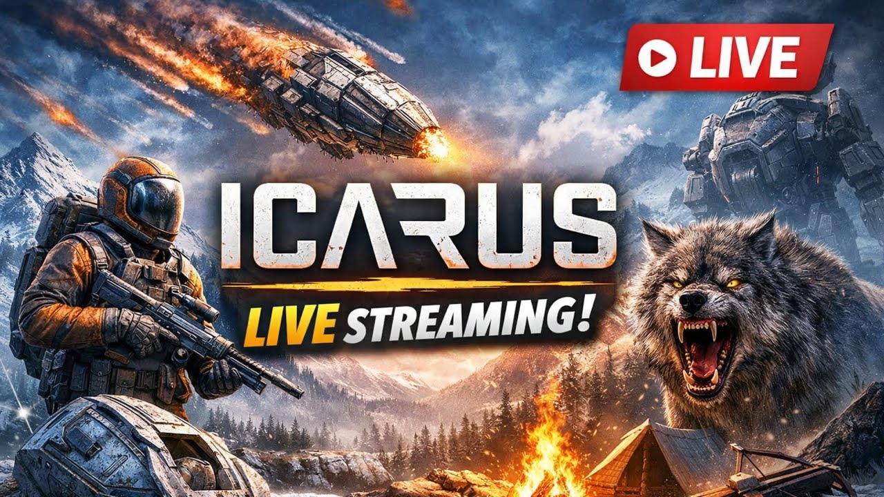 🔴LIVE!! |NEW GAME SURVIVAL BERTAHAN HIDUP DI PLANET LAIN?|ICARUS