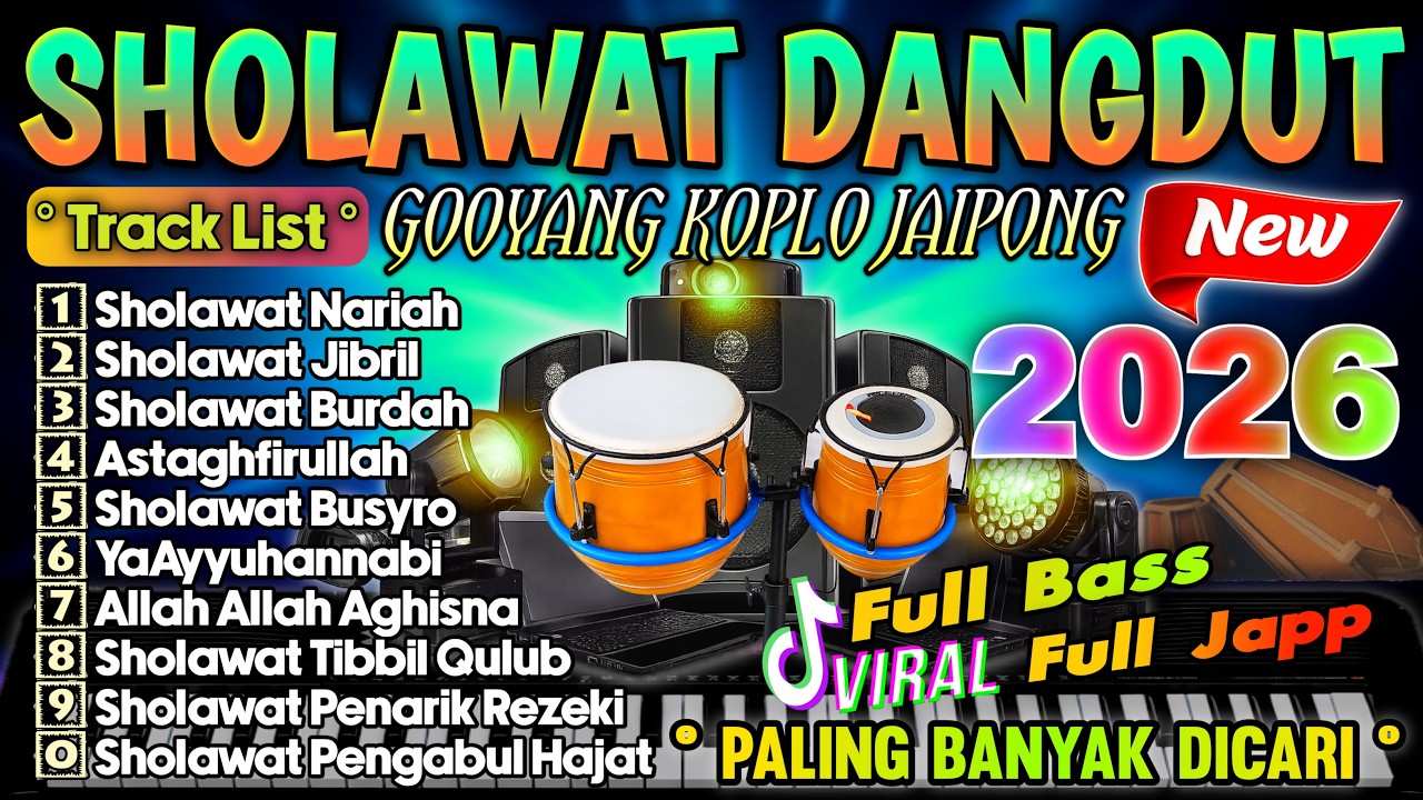 PALING DICARI!! DANGDUT SHOLAWAT MERDU 2026✨LENGKAP LIRIK SHOLAWAT | PAS DIDENGAR PAS DI HATI