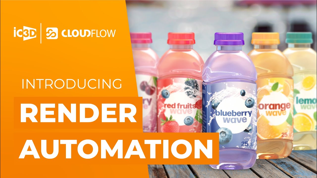 Automate mockups rendering with iC3D and CLOUDFLOW