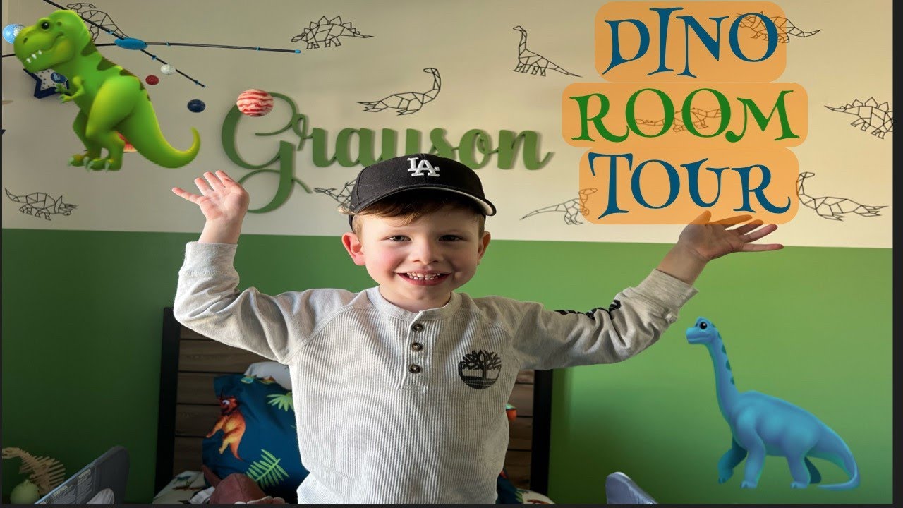 TODDLER ROOM TOUR 2022 | KIDS DINOSAUR ROOM