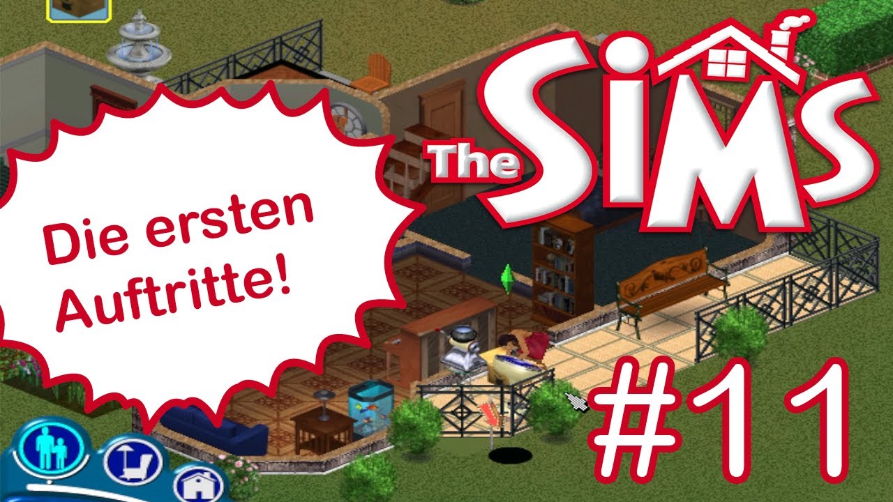 Julia von Spinnweb macht ihre ersten B&uuml;hnenerfahrungen 🤡 - Sims 1 - Folge 11 - Lets play deutsch