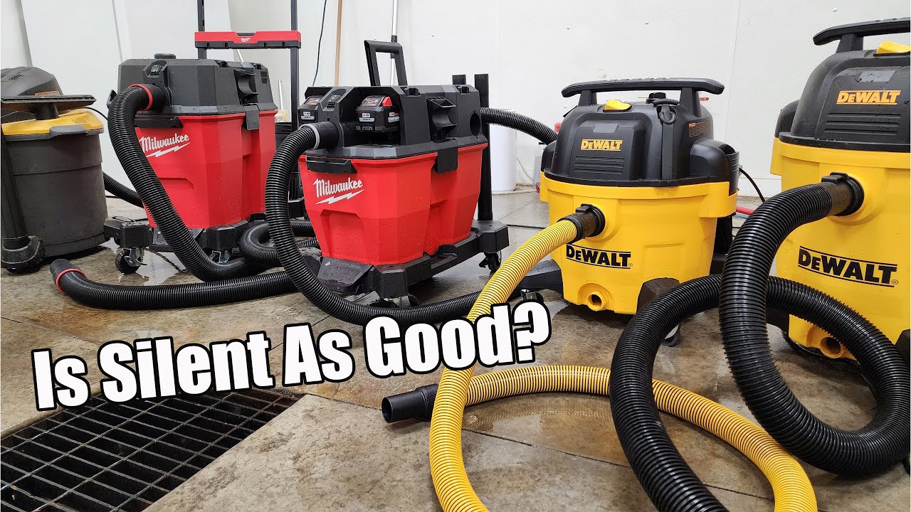 Тестирование уровня шума и мощности пылесосов для влажной и сухой уборки DEWALT Stealthsonic, Mil...