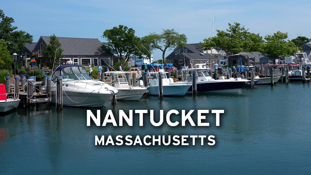 🇺🇸 Nantucket, Massachusetts – Exploring the Iconic Port & Historic Downtown !  [4K]