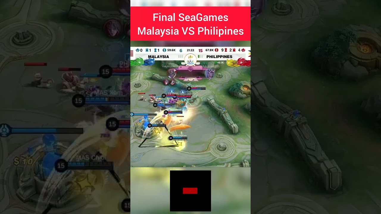 Final SeaGames Malaysia Vs Filipina #mlbb #mobilelegends #gameplay #gaming #seagames #t1mindonesia