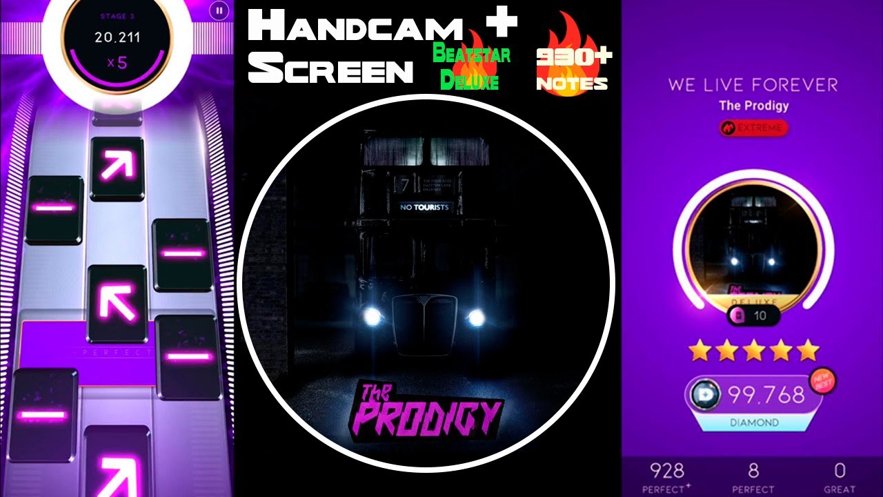 [Beatstar Deluxe] We Live Forever (EXTREME) | The Prodigy | Handcam + Screen | Custom Song