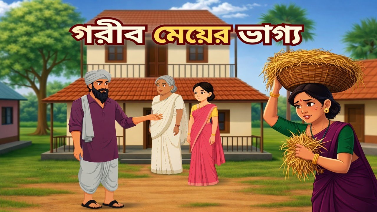 গরীব মেয়ের ভাগ্য | Bengali Moral Stories Cartoon  | Thakumar Jhuli Bangla Golpo