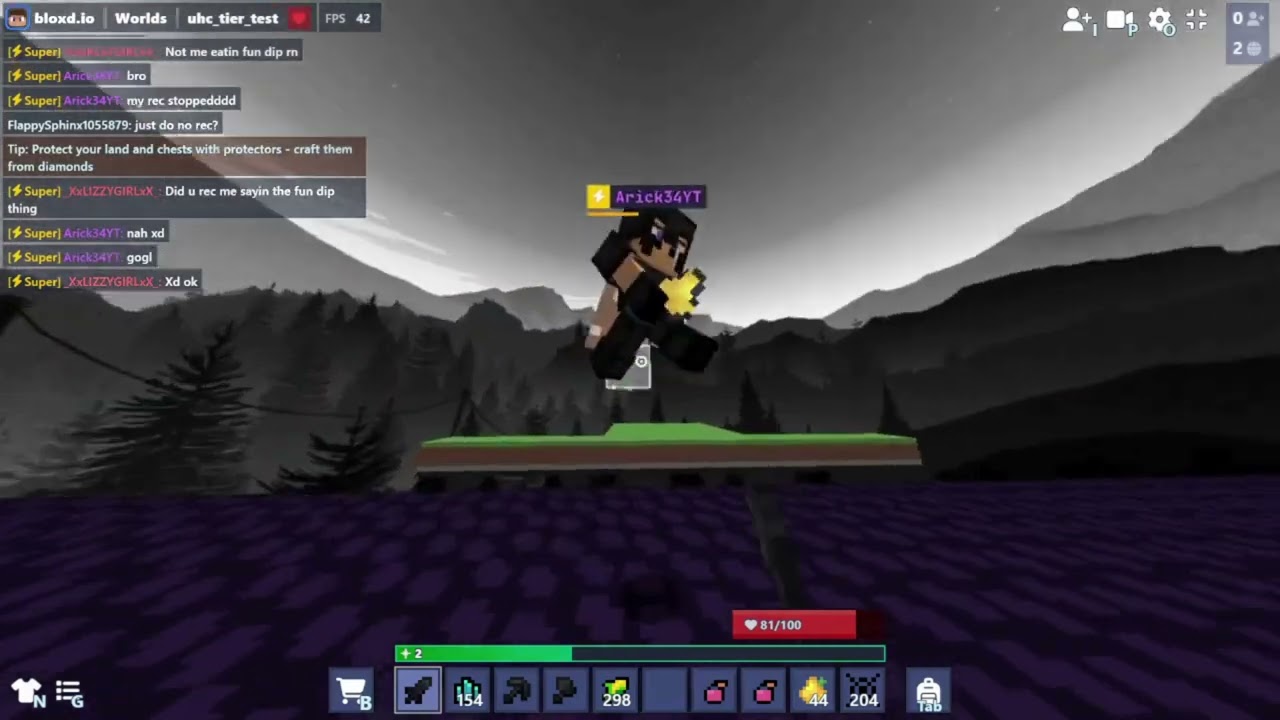 1v1 Against @arick-e9d in UHC #bloxd #bloxdio #bloxdiopvp #gaming #shorts #minecraft #1v1#subscribe