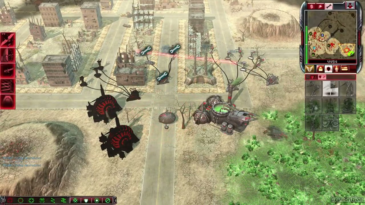 CNC 3 кВт Tiberium Resonance 0.3 Nod (-10%) против Brutal AI — сбалансированный (GDI)