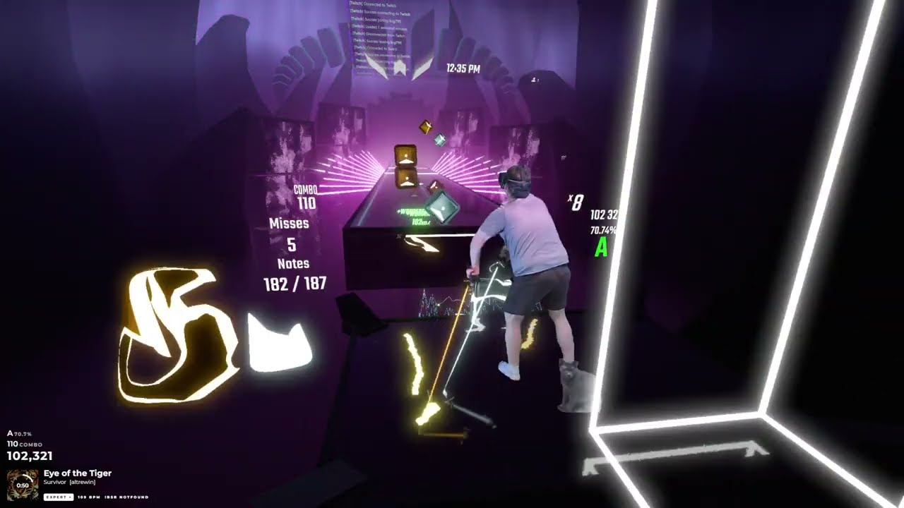 Beat Saber Survivor - Eye of the Tiger on Expert+