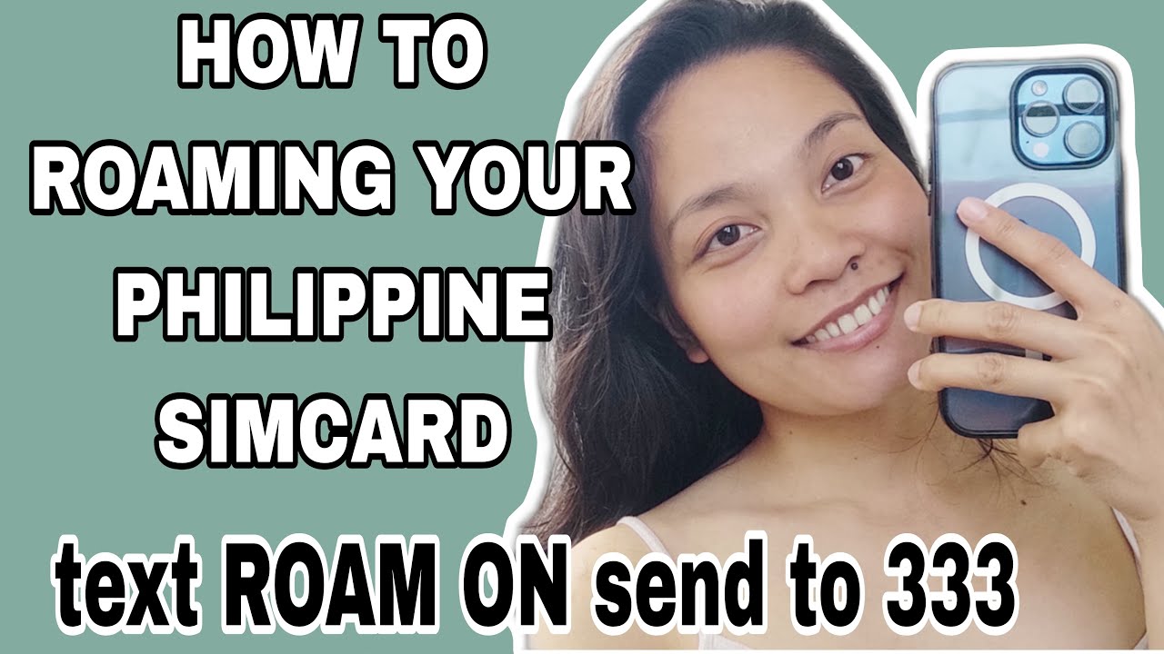 PAANO GAWING ROAMING ANG PINAS NA SIMCARD BAGO MAGFLIGHT PAPUNTANG ABROAD