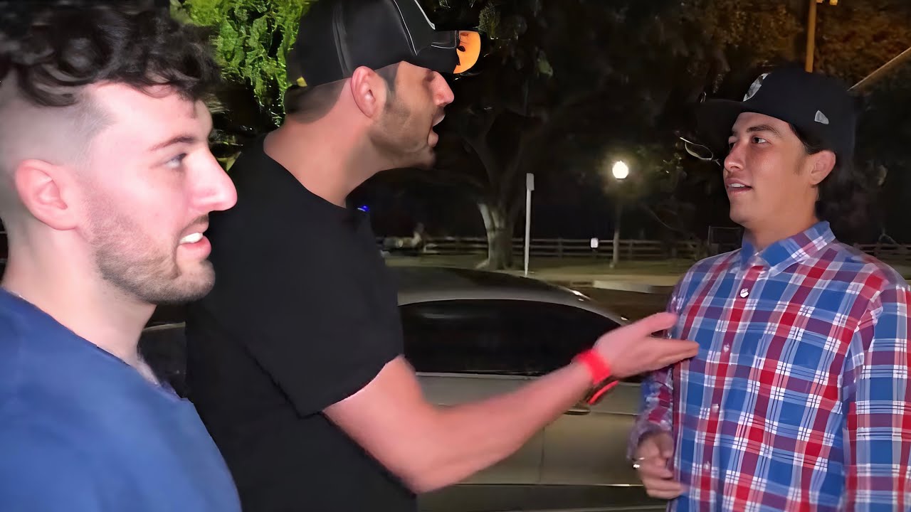 Jon Zherka PRESSED Haters in The LA Streets Late Night..