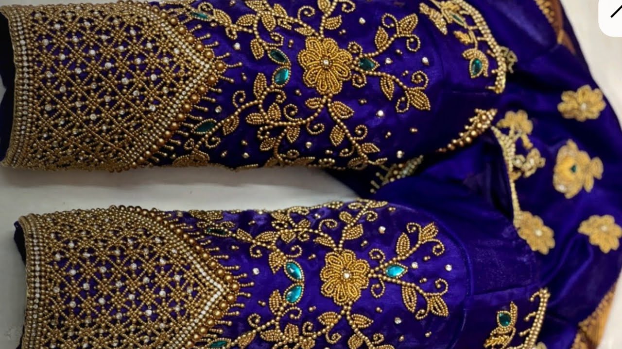 Bridal Heavy Maggam Work Blouse Designs Aari style Work Designs | Latest Blouse Designs #maggamwork