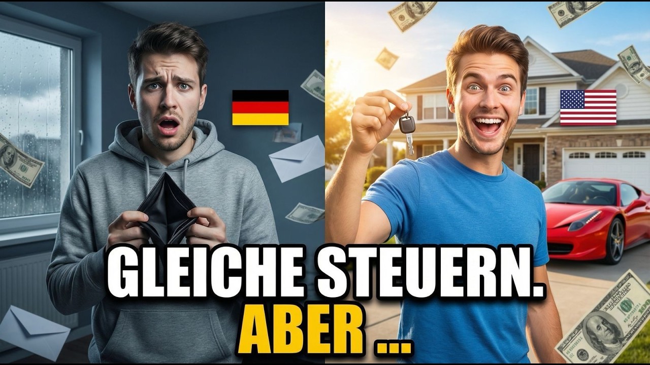 Deutschland vs USA: Gleiche Steuern – aber völlig andere Realität.