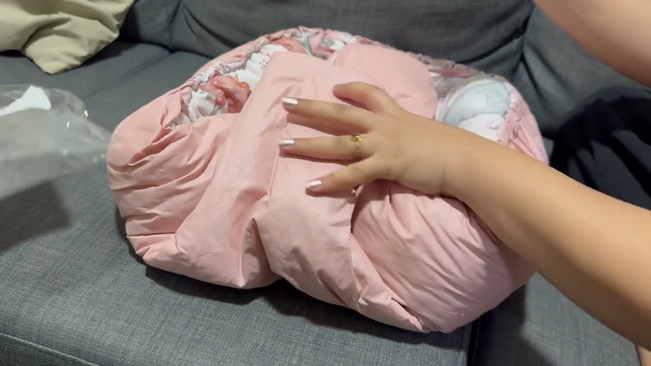 KOSPU Multifunctional Baby Nest Baby Cocoon unboxing - first bed to our upcoming baby