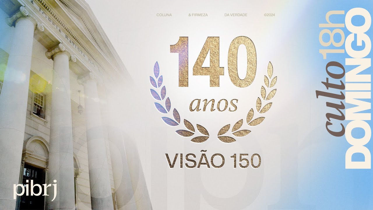 PIBRJ Culto • 26/01/2025 | 18h • Sem. Carlos Eduardo Andrade