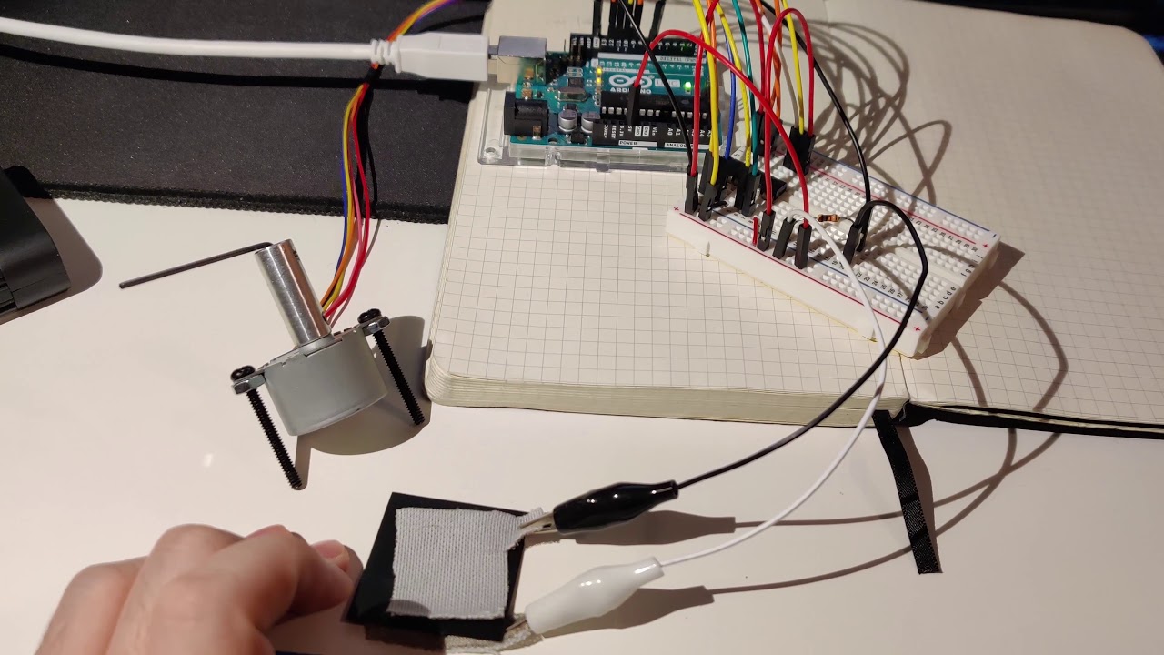 Velostat switch control