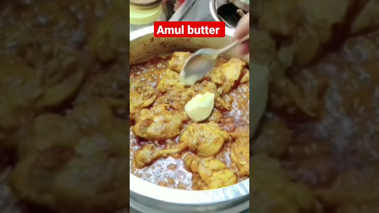 Chicken in @amultv butter❤️ #shorts #amul #butter