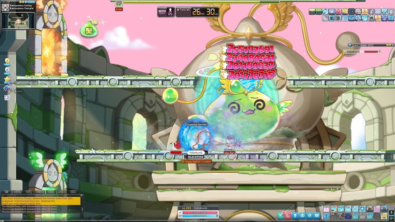 Maplestory N | 11.8MCP Buccaneer | Normal Guardian Angel Slime solo