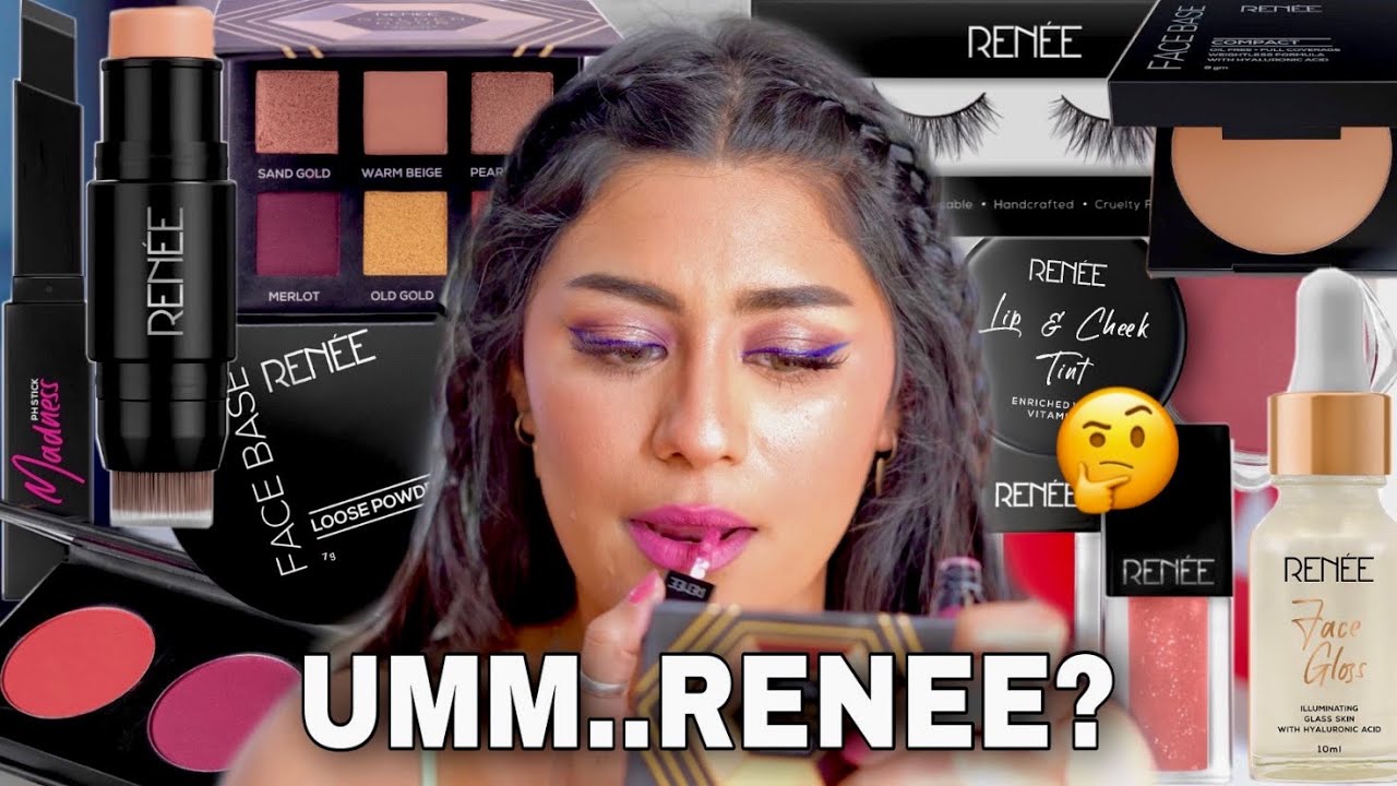 Full Face Using Only Renee ! One Brand Tutorial | Is it worth it ?🤔Not Sponsored Review| Ria Sehgal