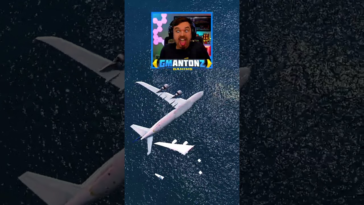 My plane BROKE APART in GTA 5! #shorts