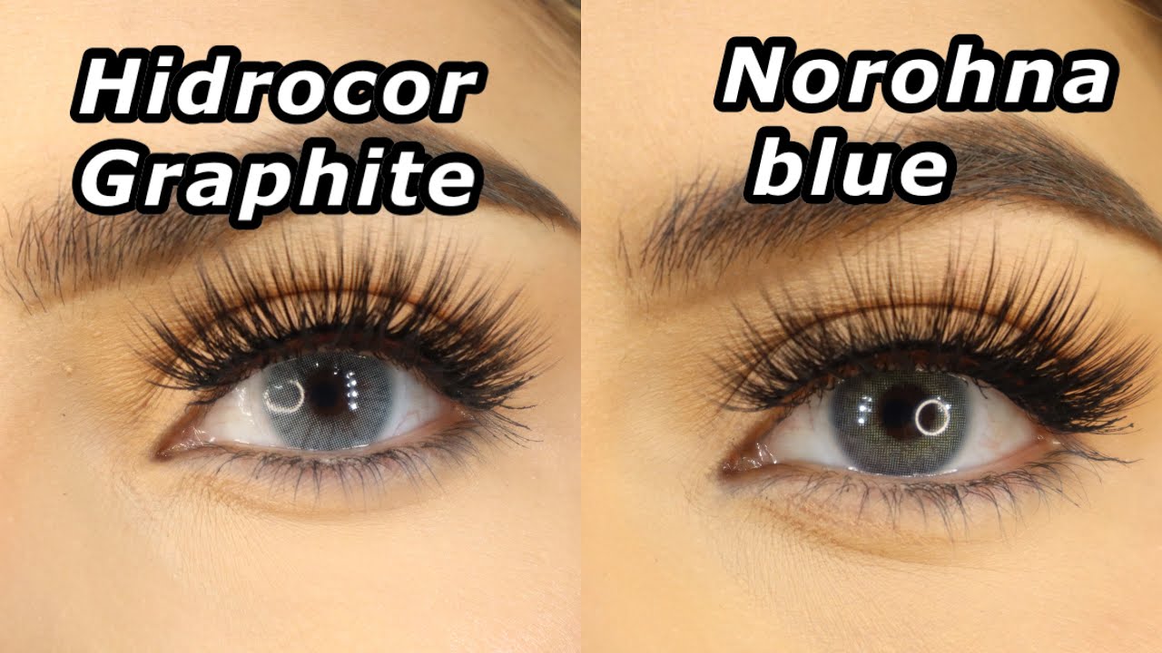 SOLOTICA HIDROCOR GRAPHITE Vs NOROHNA BLUE! 😱 *Most Popular lenses |2022 review