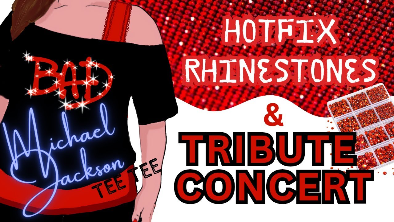I Turned a Boring T-Shirt into a Sparkly Michael Jackson Masterpiece: Hotfix Rhinestones