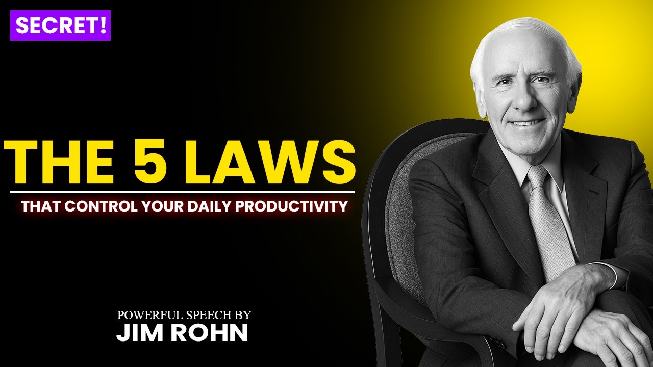 The 5 Laws That Control Your Daily Productivity (Most People Break Them) | Jim Rohn