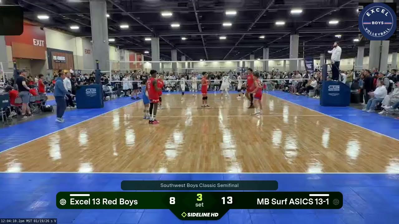 Excel 13 Red Boys @ MB Surf ASICS 13-1 (2026.01.19)