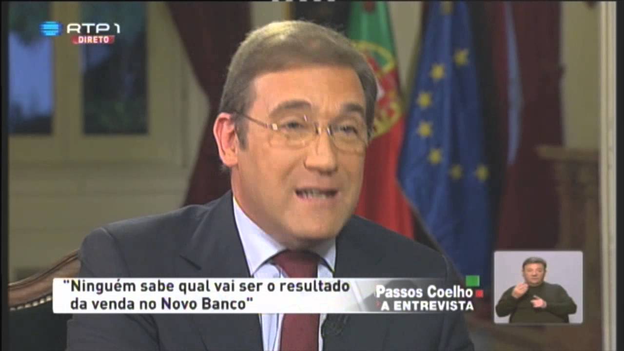Pedro Passos Coelho em entrevista à RTP1