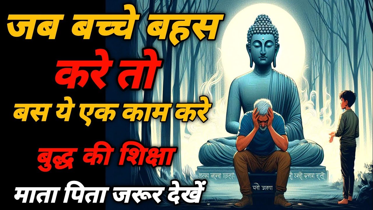 जब बच्चे बहस करे तो बस ये एक काम करे बुद्ध की शिक्षा  How To Stop Family Fights Forever #buddhastory