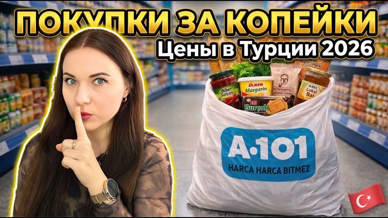 Самый дешевый супермаркет в Турции А101 / УСПЕЙ КУПИТЬ ДЕШЕВО в 2026! #turkey