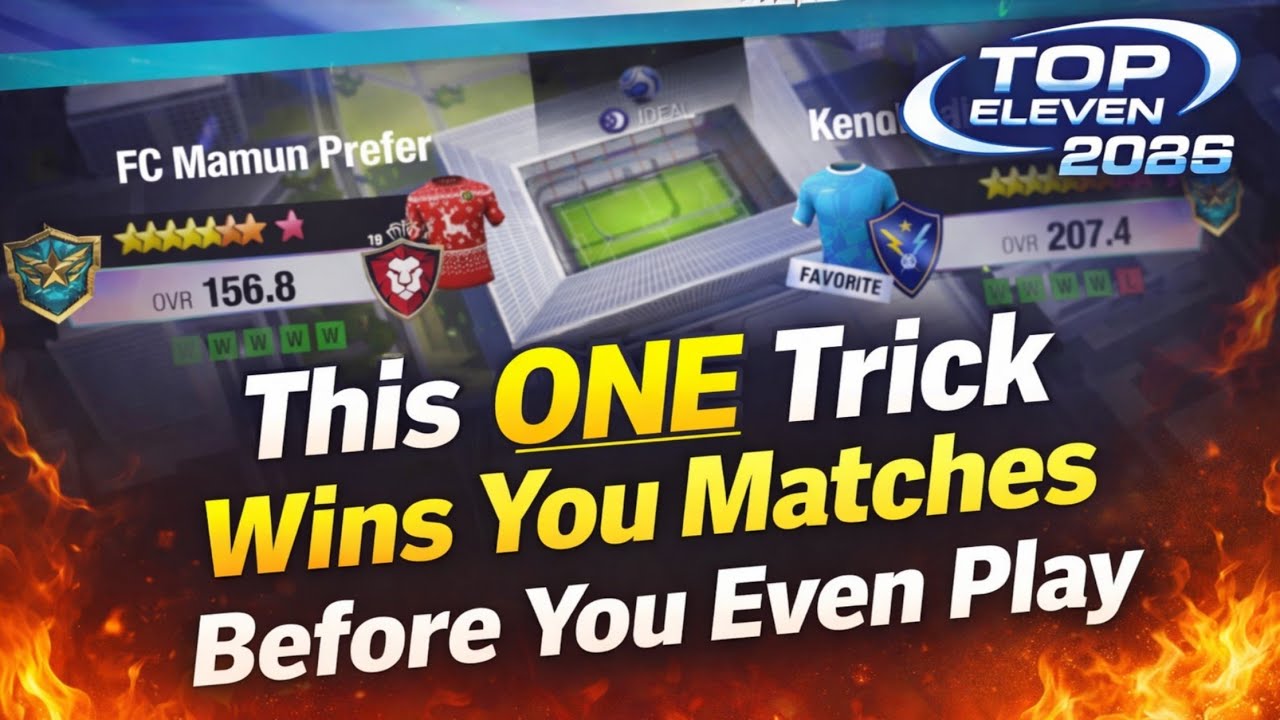 This ONE Trick Wins You Matches Before You Even Play - Top Eleven 2026