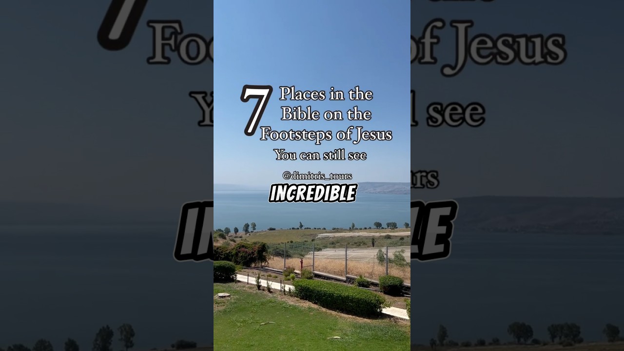 7 Places In The Bible You Can Still Visit #shorts #Jesus