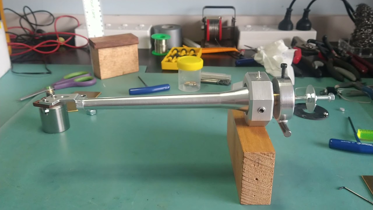 DIY Tonearm stability test -2