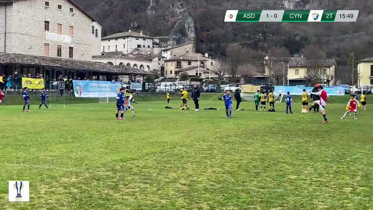 Diretta Trofeo Cascia Cup 2026 - Categoria 2015: ASD Atletico vs Cynthia 1920.