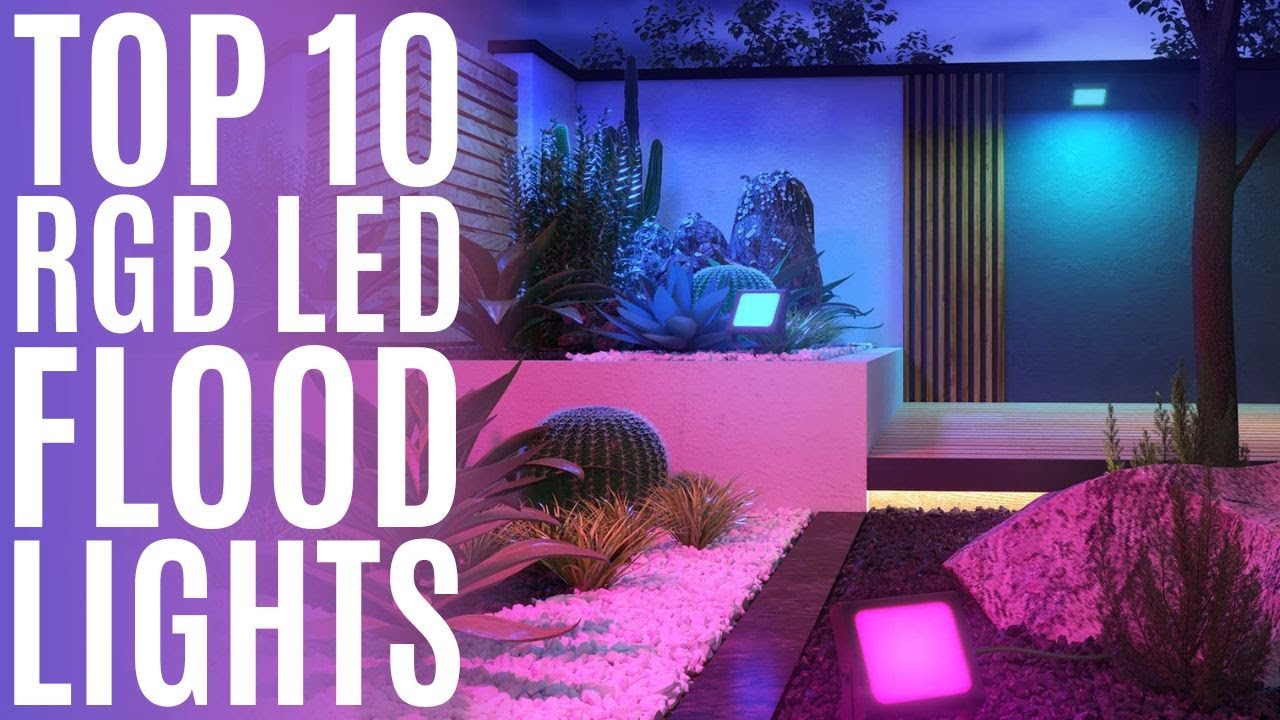 Top 10: Best RGB LED Flood Lights of 2022 / Outdoor Color Changing LED Floodlight