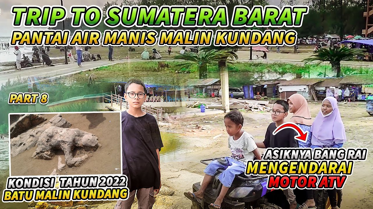 Pantai Air Manis Malin Kundang  | Batu Malin Kundang | wisata Sumatera Barat