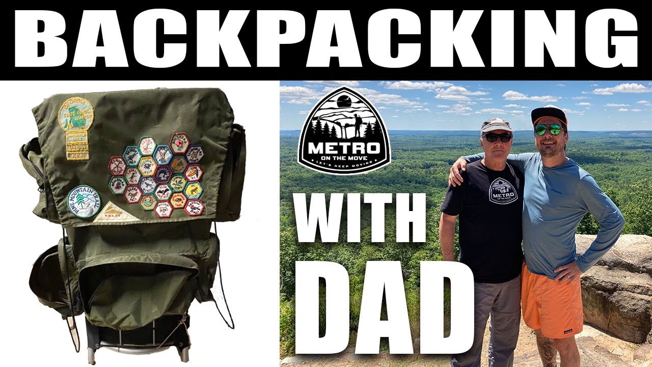 BACKPACKING WITH DAD Pine Mountain Trail Dead Pine Campsite FDR State Park #backpacking #senior